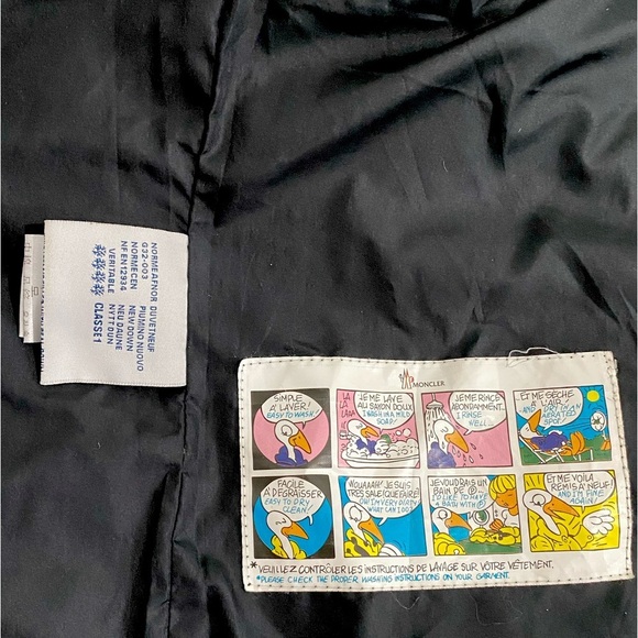 Moncler Riviere Giubotto Down Parka Jacket Navy Vintage Winter Puffer - Picture 14 of 17